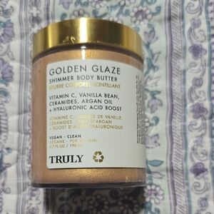 TRULY Golden Glaze Shimmer Body Butter with Gold Lid